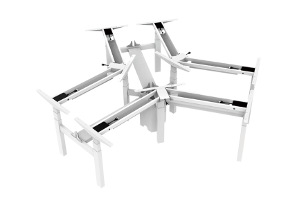Elektromos állítható magasságú íróasztal DS9 / 120° Multi-Station